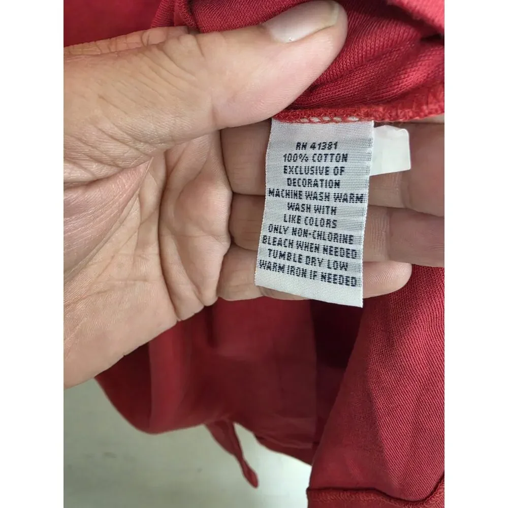 Mens Polo Ralph Lauren Red Large Polo Golf Shirt